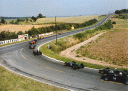 [thumbnail of 1961 french gp - p hill, ginther (ferraris), moss (lotus), von trips (ferrari), surtees (cooper), g hill (brm), clark, ireland (lotuses), brooks (brm).jpg]